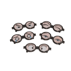 Brille mit Augen