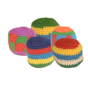 Strickball gefüllt