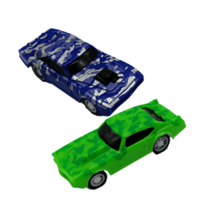 Rennwagen mit Rückzug